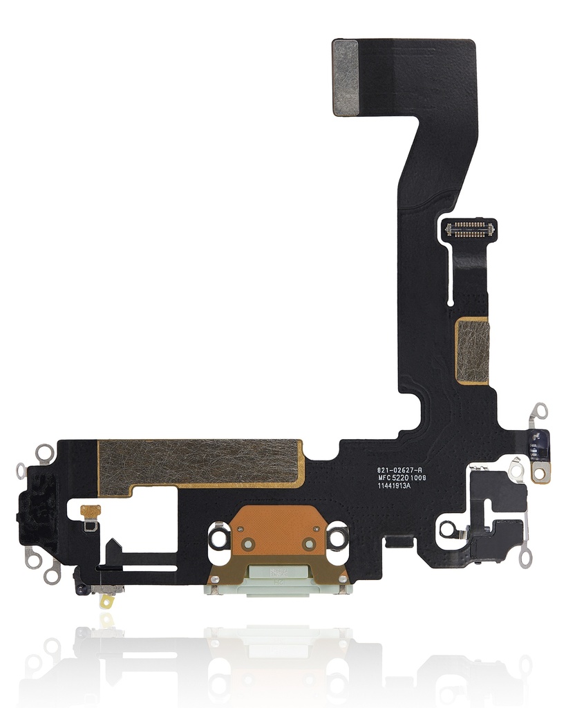Charging Port Flex Cable For iPhone 12 / 12 Pro (Premium) (Green)