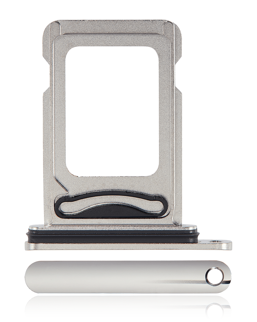 Dual Sim Card Tray For iPhone 11 Pro / 11 Pro Max (Matte Silver) (Premium)
