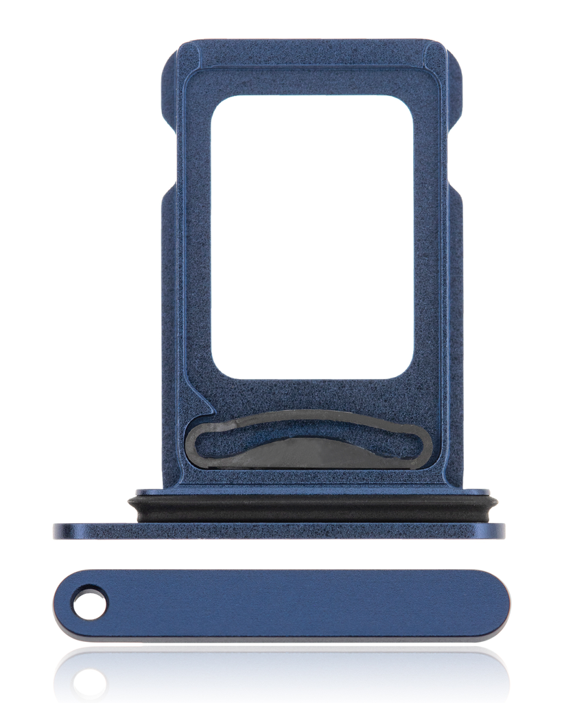 Dual Sim Card Tray For iPhone 12 (Blue) (Premium)