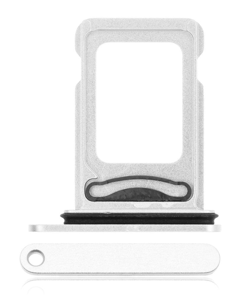 Dual Sim Card Tray For iPhone 12 (White) (Premium)