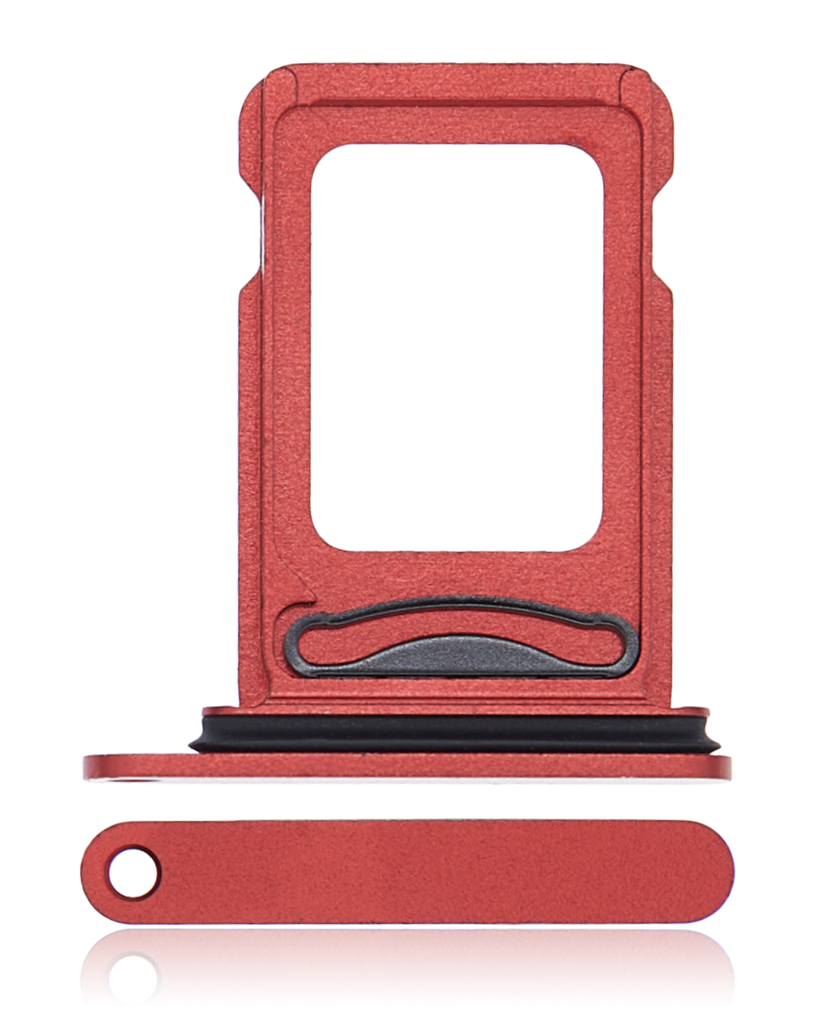 Dual Sim Card Tray For iPhone 13 (Red) (Premium)