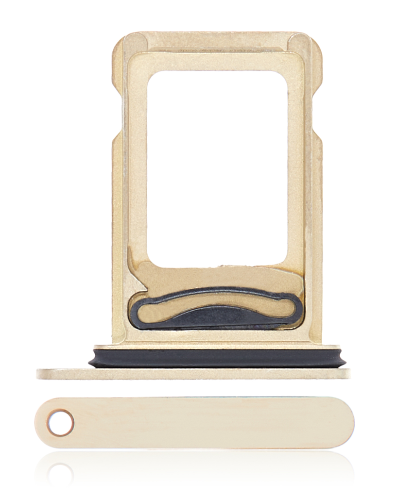 [SP-I13PM-DSCT-GO] Dual Sim Card Tray For iPhone 13 Pro / 13 Pro Max (Gold) (Premium)