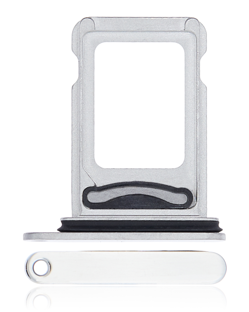 [SP-I13PM-DSCT-SLV] Dual Sim Card Tray For iPhone 13 Pro / 13 Pro Max (Silver) (Premium)
