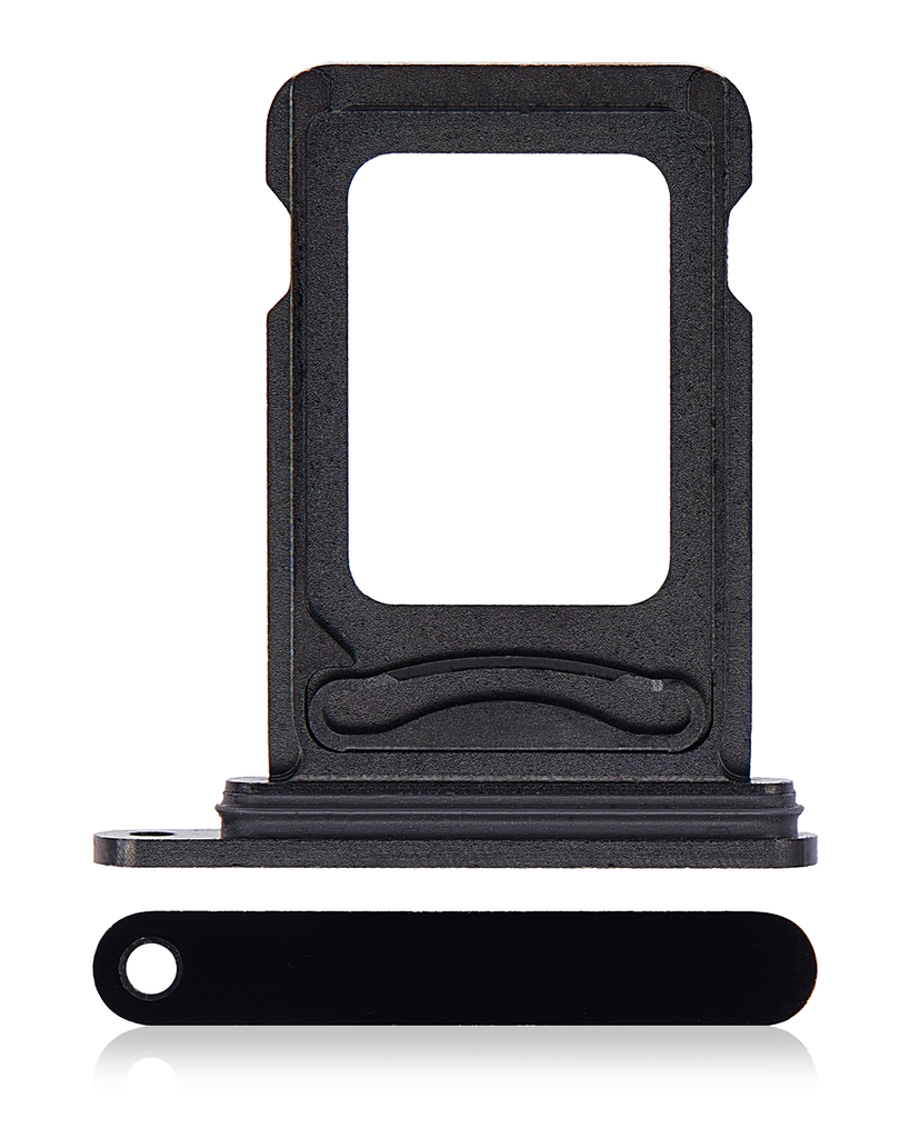 Dual Sim Card Tray For iPhone 14 Pro / 14 Pro Max (Space Black) (Premium)