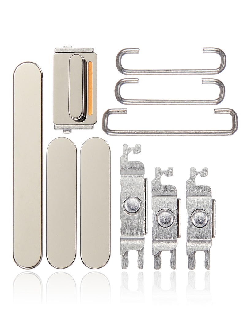 Hard Buttons (Power / Volume / Switch) For iPhone 14 Pro / 14 Pro Max (Gold) (Premium)
