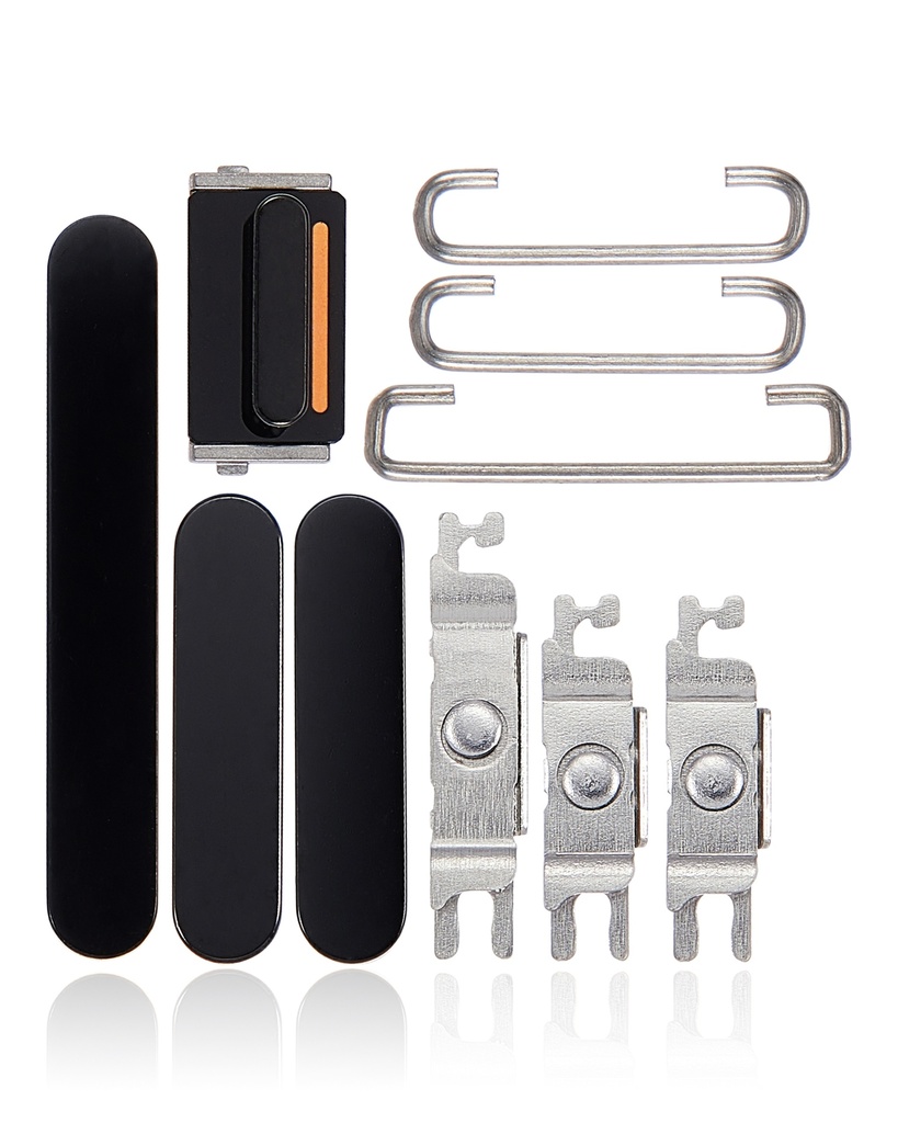 Hard Buttons (Power / Volume / Switch) For iPhone 14 Pro / 14 Pro Max (Space Black) (Premium)