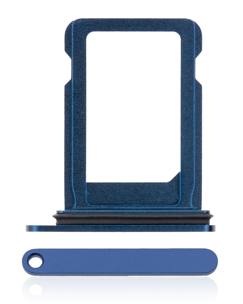 Single Sim Card Tray For iPhone 12 Mini (Blue) (Premium)
