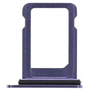 Single Sim Card Tray For iPhone 12 Mini (Purple) (Premium)