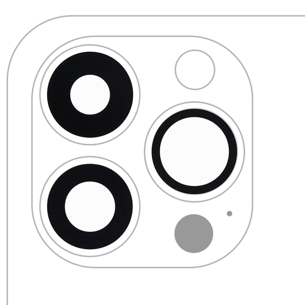 [SP-I13PM-BCLWADT-GO-3S-10P] Back Camera Lens (Glass Only) With Adhesive For iPhone 13 Pro / 13 Pro Max (3x10 Pieces) (Real Sapphire / Premium)