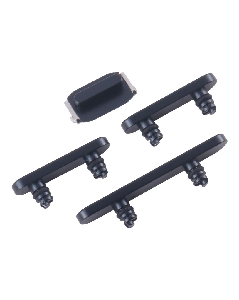 Hard Buttons (Power / Volume / Mute) For iPhone 16e (Black) (Premium)