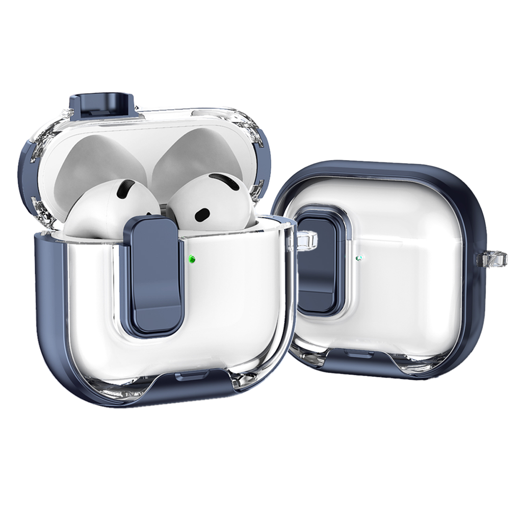 Clear Lock Case for AirPods Pro (3rd Gen) - Dark Blue