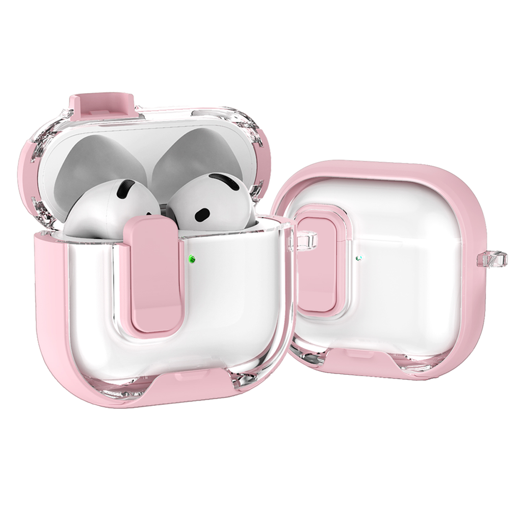 Clear Lock Case for AirPods Pro (3rd Gen) - Pink