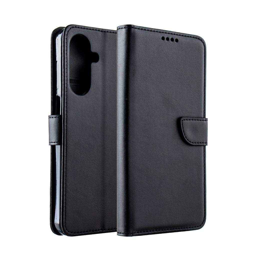 Handy Stylish Wallet Case for Galaxy A17 5G - Black