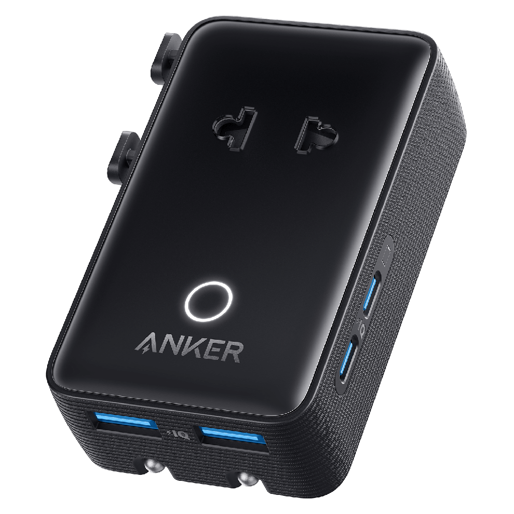 Anker - Nano 5 In 1 Travel Adapter 20w - Black