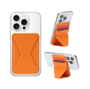 Universal Card Holder with Magnetic Folding Stand - Orange
