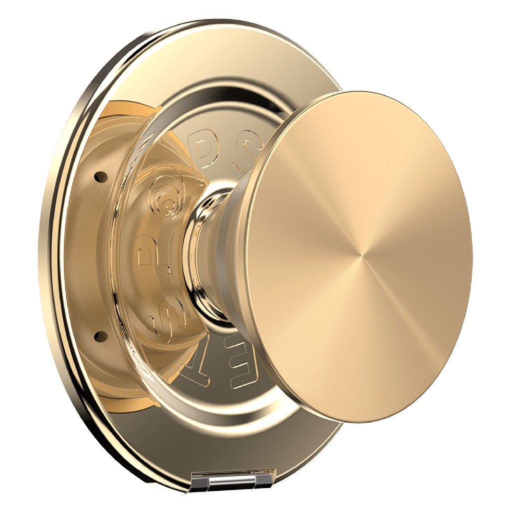 Popsockets - Popgrip Kickout Magsafe Circle - Aluminum Radial Gold