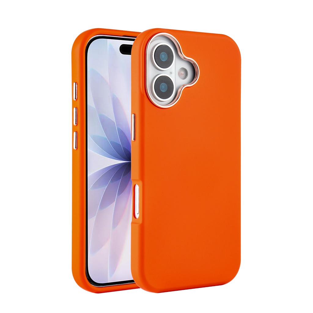 Dual Layer Tough Case for iPhone 17 - Orange