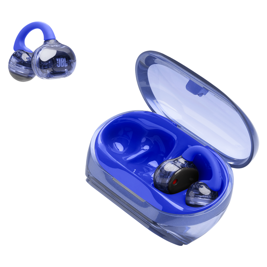 Jbl - Soundgear Clips Open Ear Wireless Headphones - Blue