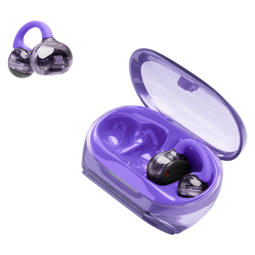 Jbl - Soundgear Clips Open Ear Wireless Headphones - Purple