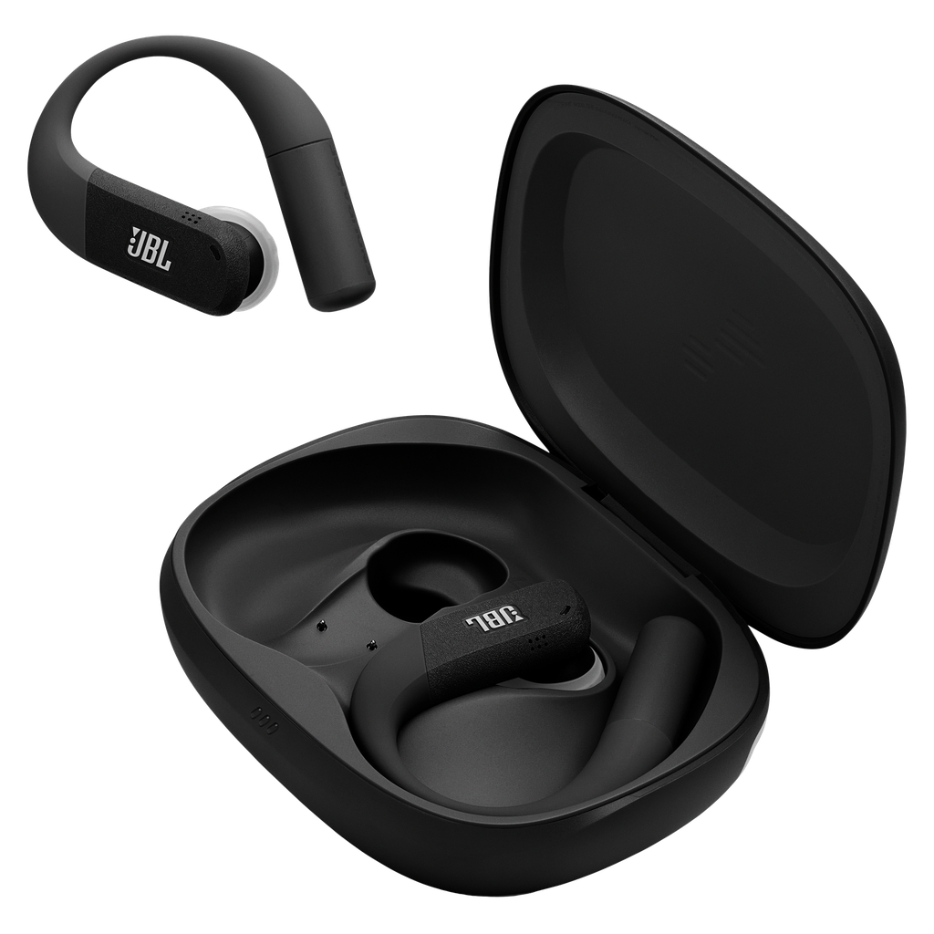 Jbl - Endurance Peak 4 True Wireless In Ear Headphones - Black And Gray