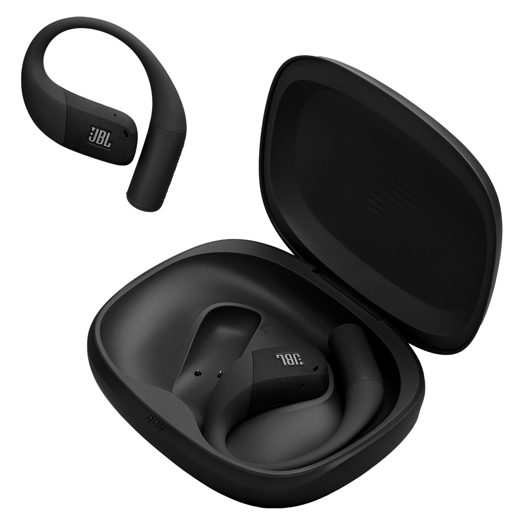 Jbl - Endurance Zone Open Ear Wireless Headphones - Black And Gray