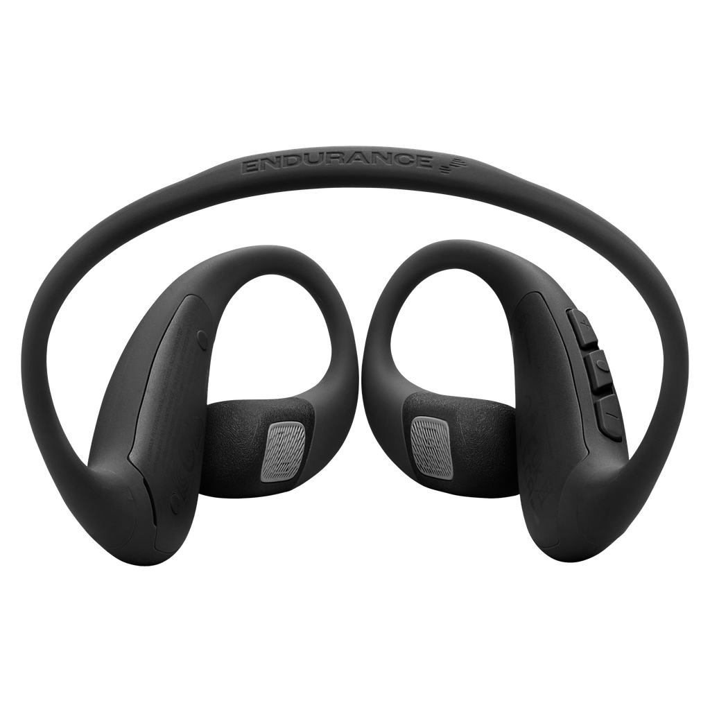 Jbl - Endurance Pace Open Ear Wireless Headphones - Black And Gray
