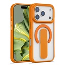Sophisticated Matte Stand Holder Case with Magsafe for iPhone Air - Orange