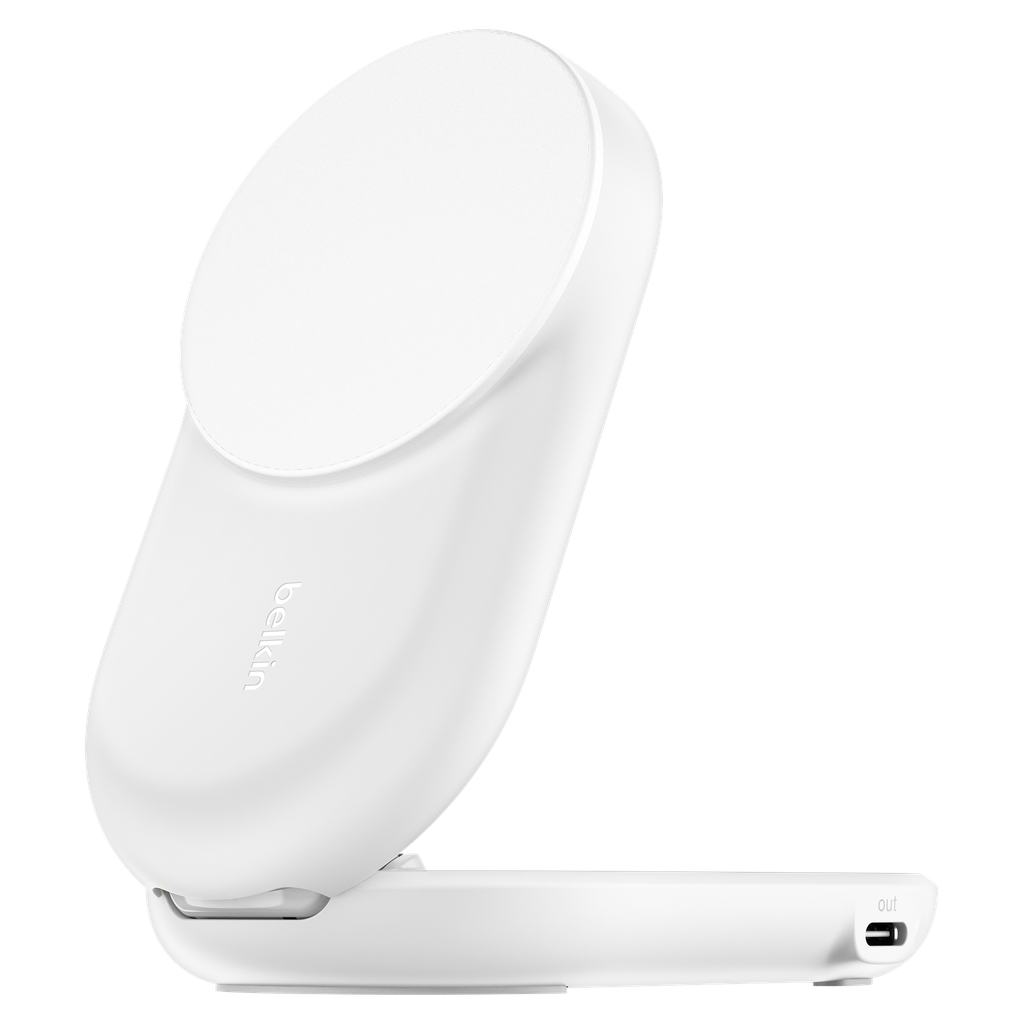 Belkin - Qi2 2 In 1 Foldable Charger 25w - White