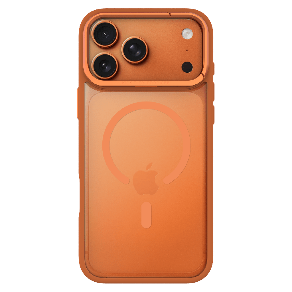 Prodigee - Kickit Magsafe Case For Apple Iphone 17 Pro Max - Orange