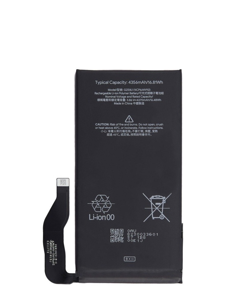Battery For Google Pixel 7 (GZE8U) (1ICP6/49/92) (Ground Shipping Only) (Premium)