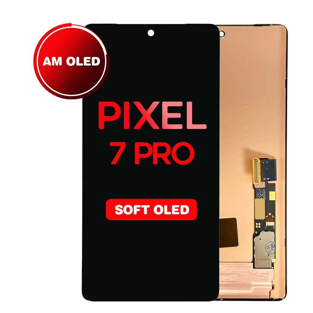 OLED Assembly for Google Pixel 7 Pro without frame - without fingerprint sensor - All Colors (Aftermarket - OLED)