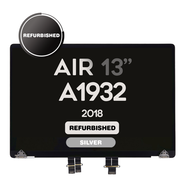 Complete LCD Assembly set for Macbook Air 13"  (A1932/2018) - Aftermarket Pro (Silver)