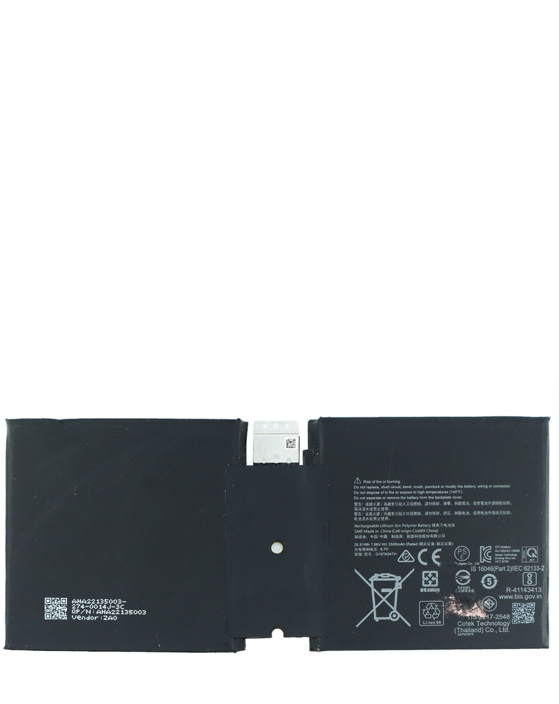 Battery For Microsoft Surface Go 3 (Ground Shipping Only)
