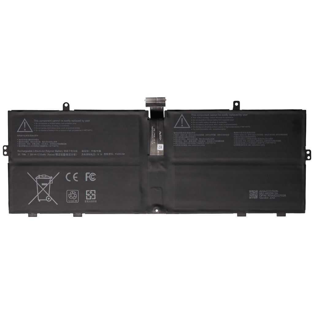 Battery For Microsoft Surface Laptop Go (1943) (916TA135H) (Ground Shipping Only)