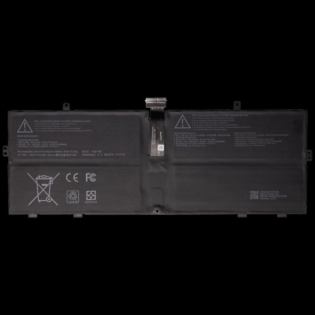 Battery For Microsoft Surface Laptop Go (1943) (916TA135H) (Ground Shipping Only)