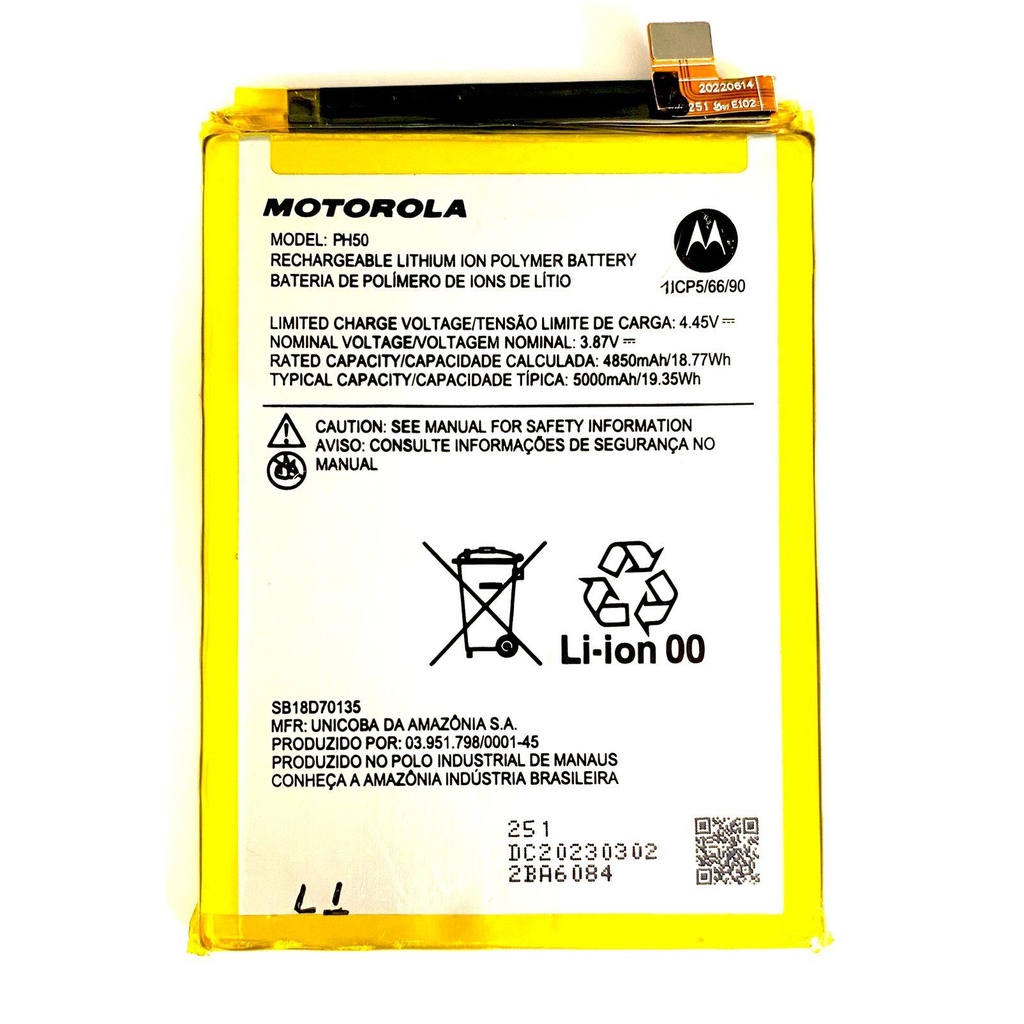 Battery For Motorola Moto G23 (XT2333-3 / 2023) (Ground Shipping Only)