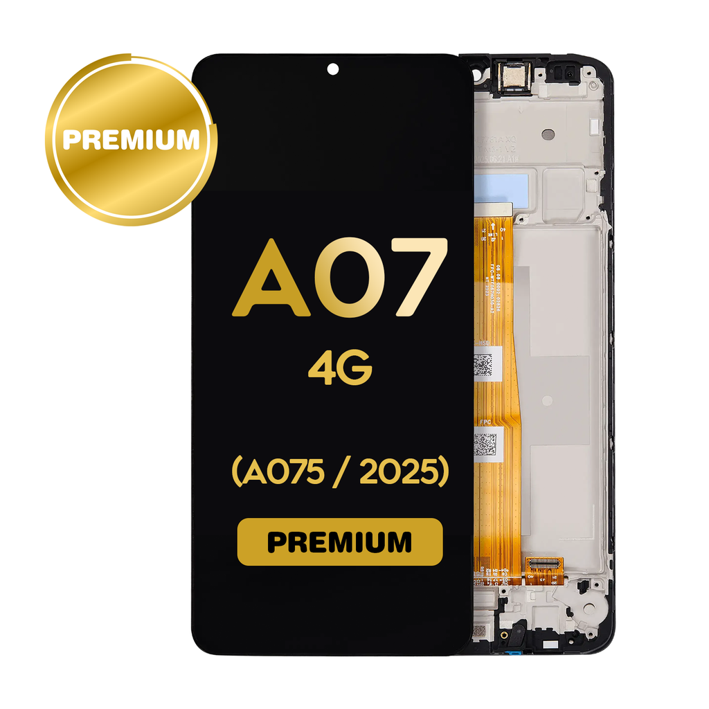 OLED Assembly With Frame For Samsung Galaxy A07 4G (A075 / 2025) (Premium) (All Colors)
