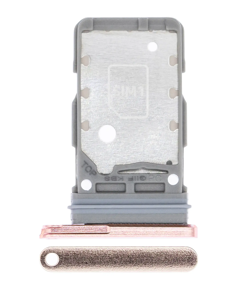 Dual Sim Card Tray For Samsung Galaxy S21 Plus (Phantom Gold) (Premium)