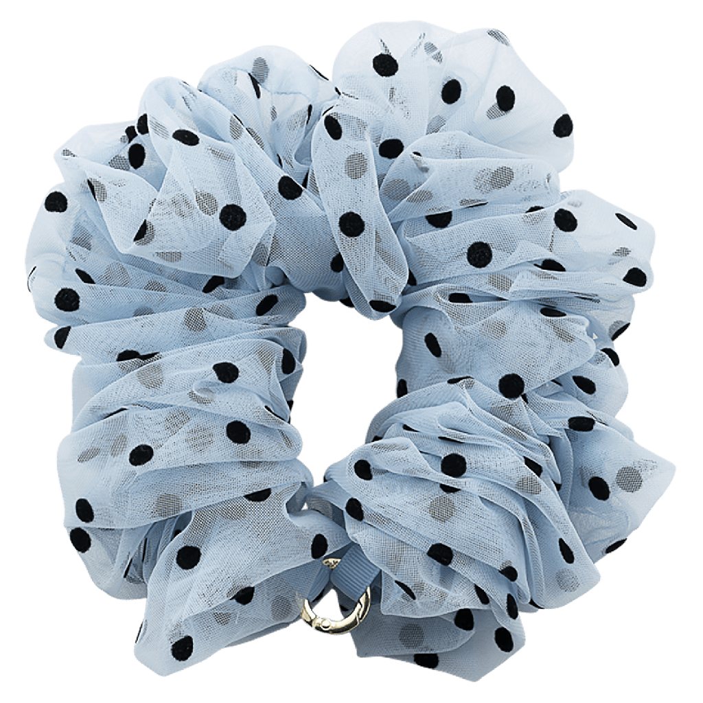 Popsockets - Wristlet - Polka Dot Tulle Blue Scrunchie