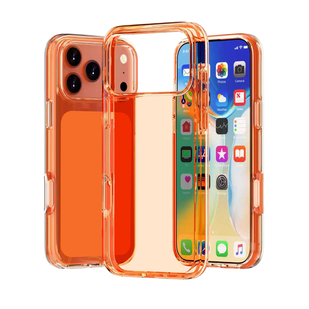 Transparent Color Case for iPhone 17 Pro / 18 Pro - Orange