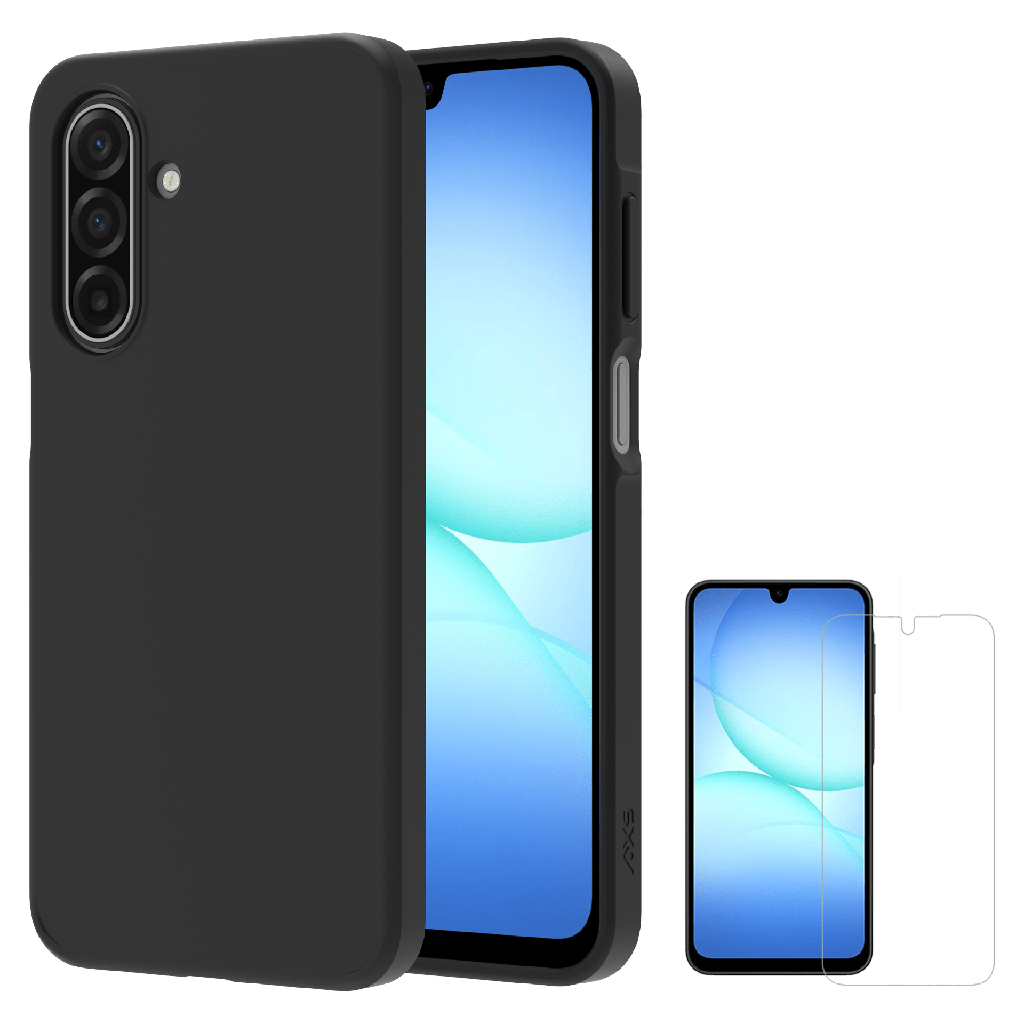 Axs - Pulse Case With Armorglass Pro Screen Protector For Samsung Galaxy A17 5g - Black