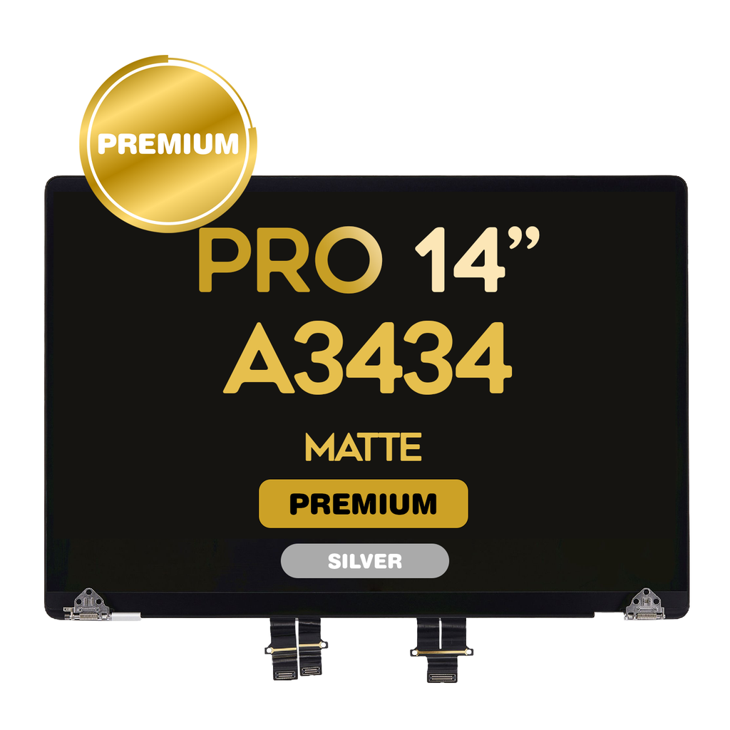 Complete LCD Display Assembly (Matte) For MacBook Pro 14" A3434 (2025) (Premium) (Silver)