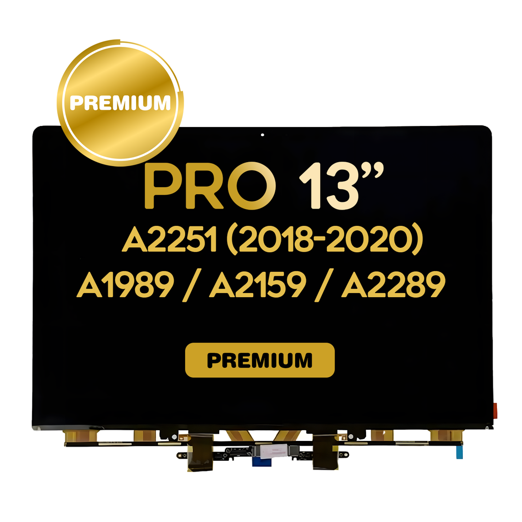 LCD Display Only For MacBook Pro 13" A1989 / A2159 / A2289 / A2251 (2018-2020) - Premium