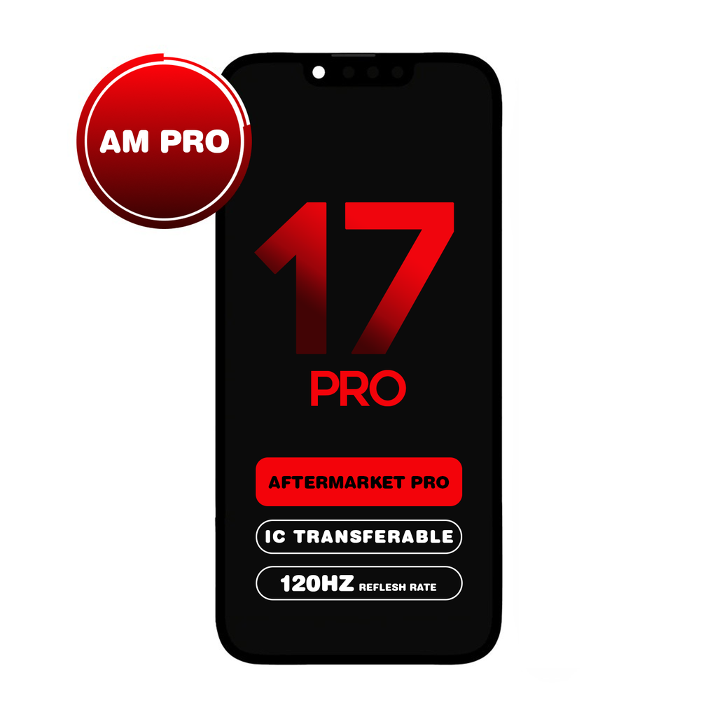 OLED Assembly for iPhone 17 Pro (Aftermarket Pro - Soft OLED / 120Hz) (IC Transferable)