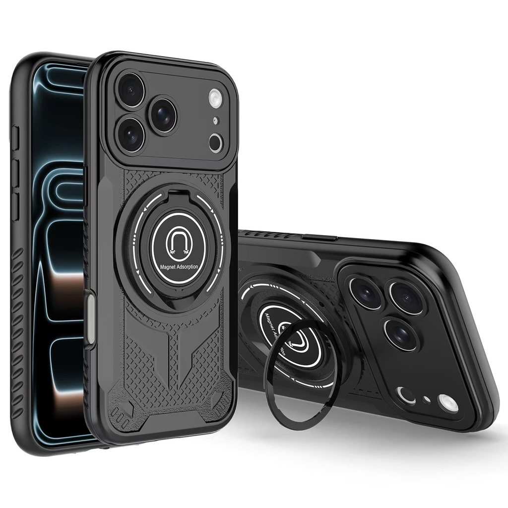 Loop Armor Case with Magsafe for iPhone 15 Pro - Black