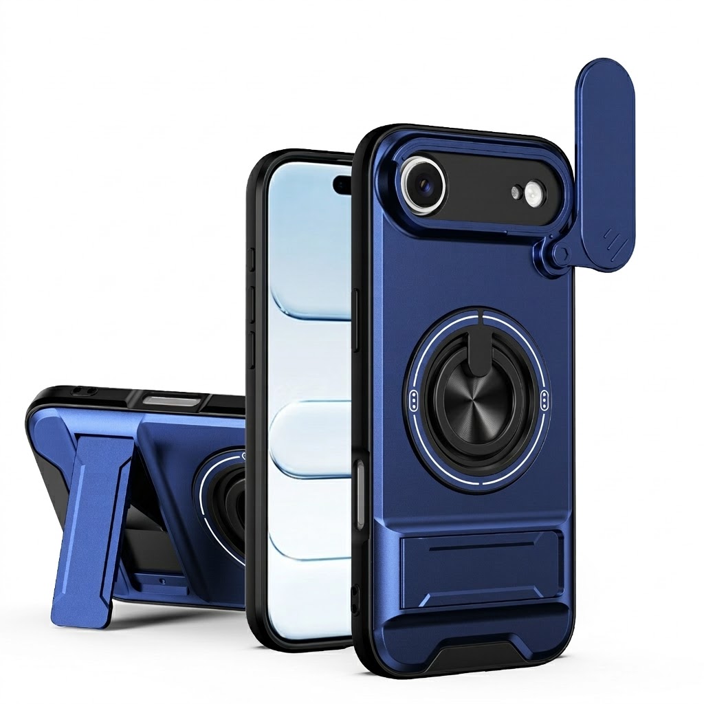 All-In-One Rugged Case for iPhone Air - Dark Blue