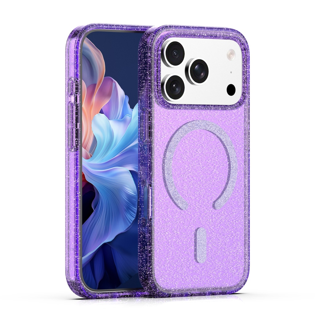 LumiMag Color Case for iPhone 14 Pro - Purple