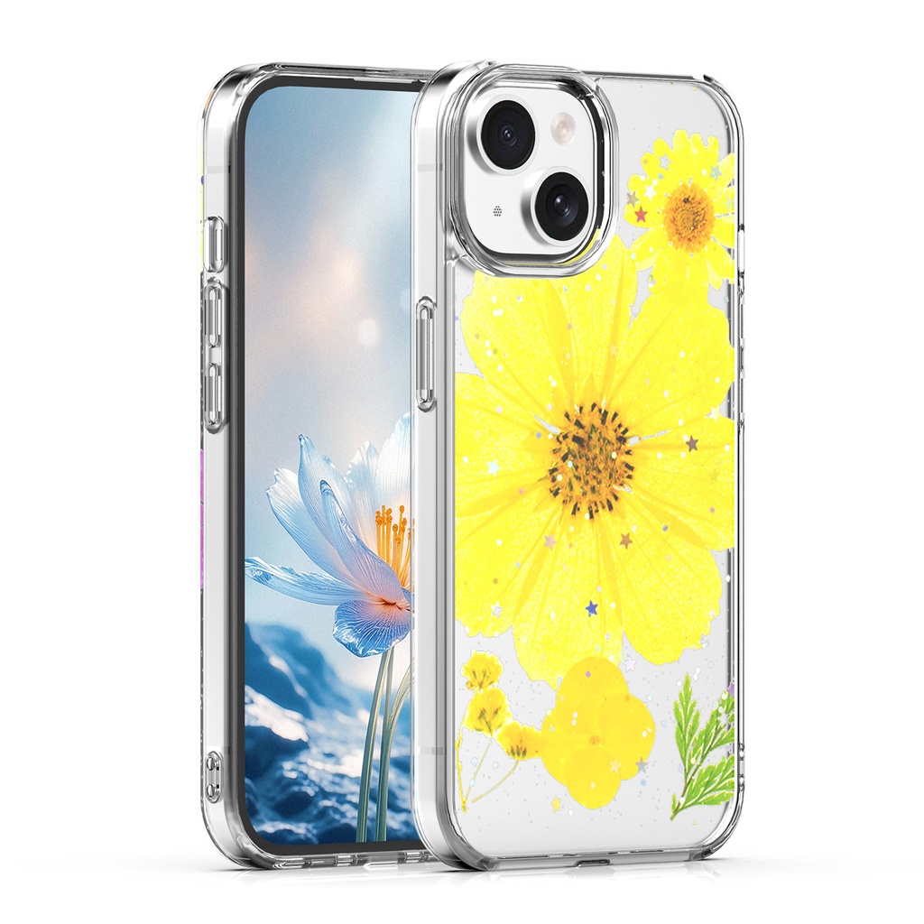 Eternal Bloom Case for iPhone 15 Plus / 14 Plus - Big Daisy