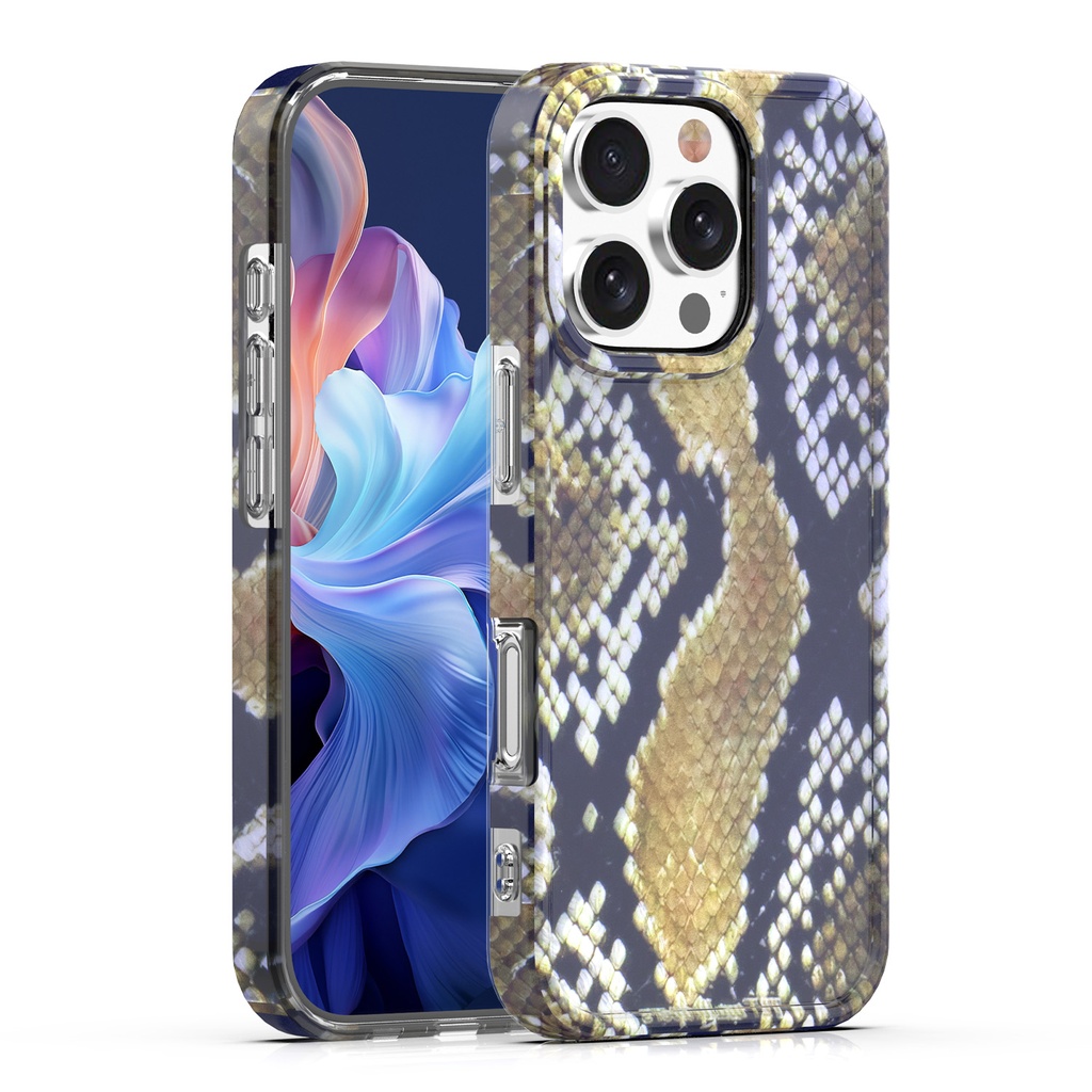 Exotic Animal Print Case for iPhone 16 Pro Max - Snake