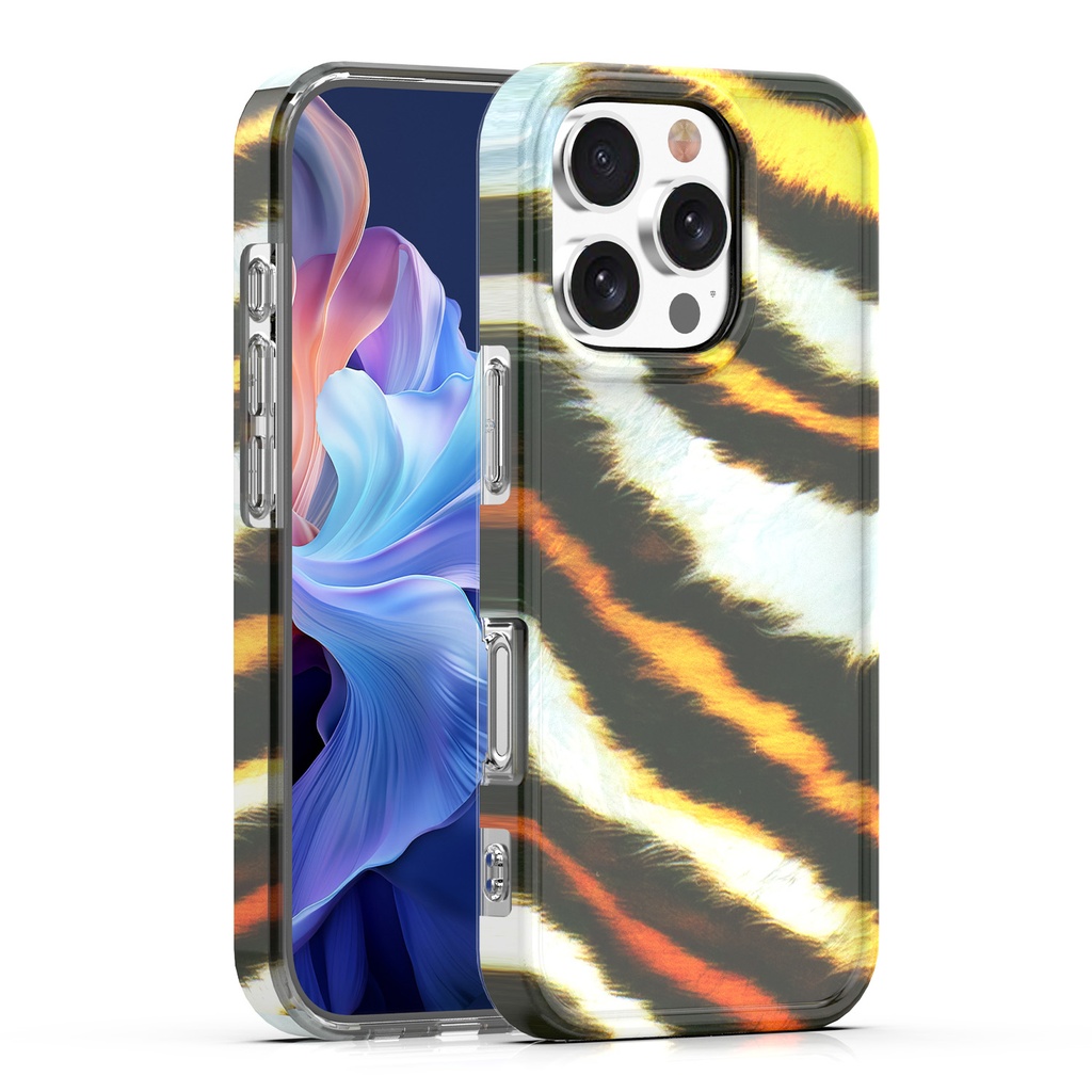 Exotic Animal Print Case for iPhone 16 Pro Max - Tiger